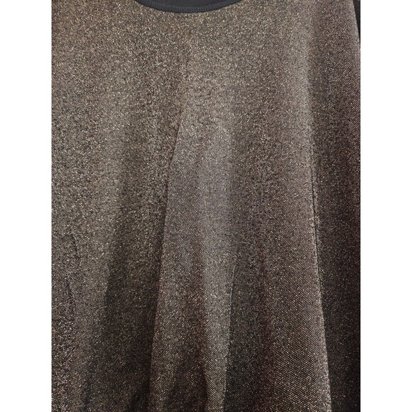 Gold and Black Sparkly Long Sleeve Sweater - Picture 5 of 6